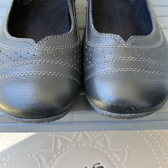 Taos Transit Mary Jane Black Leather US 8 EU 39 - Picture 9 of 11